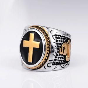 Fashion Jewelry Crusader Ring in Stainless Steel