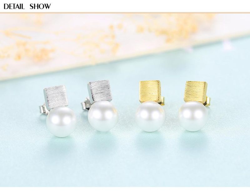 Fashion Jewelry Mini Bulb Earring Stud with Pearl