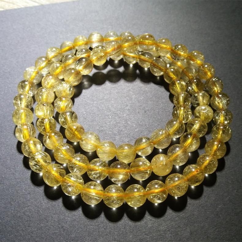 Natural Hair Crystal Bracelet Titanium Crystal Bracelet for Women