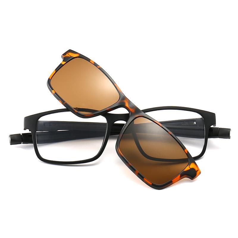 2020 Newest Design High Quality Clip-on Frames Acetate Sunglasses