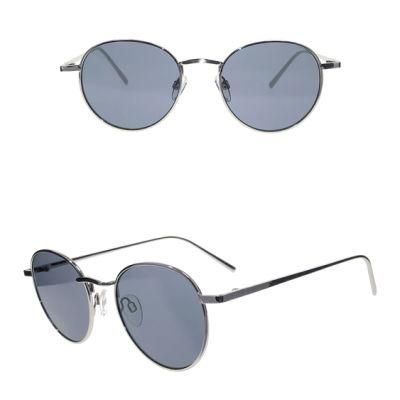 Elegant Round Frame Fashion Metal Sunglasses