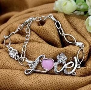 Fashion Metal Handmade Valentine&prime;s Day Jewelry Bracelet (R059)