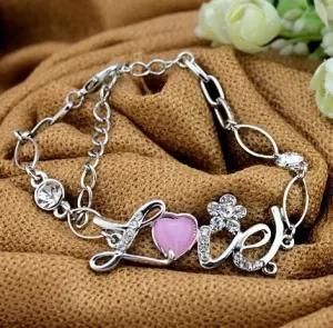 Fashion Metal Handmade Valentine&prime;s Day Jewelry Bracelet (R059)