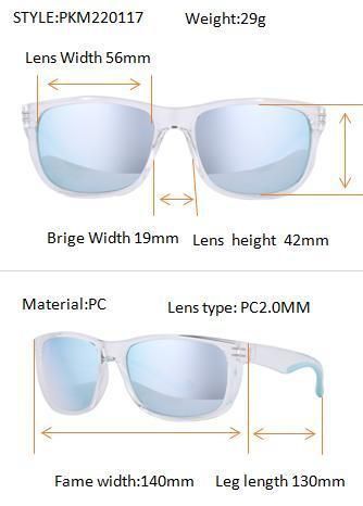 BV 2022 New Sunglasses Transparent Clear Frame Vintage Square Polarized Silver Tac Polarized Sunglasses with Good Price