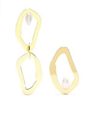Fashion Temperament Irregular Geometric Hollow Earrings Jewelry