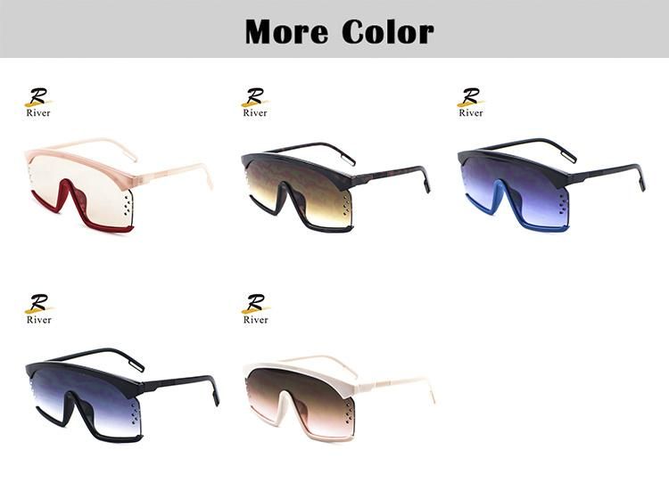 Oversize Breathable PC Frame Women Ready Sunglasses