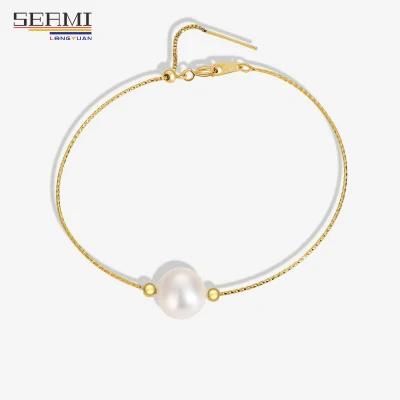 S925 Silver Baroque Bracelet Temperament Simple Pearl Bracelet