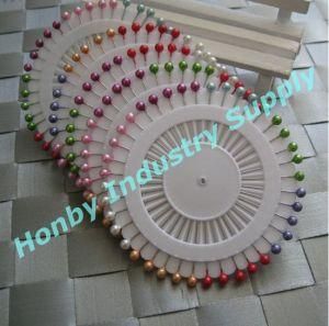 38mm Pearl Round Ball Head Corsage Pin for Hijab (P160114F)