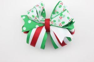 Grosgrrain Ribbon Hair Bows with Polka DOT