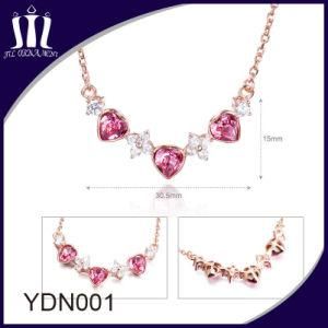Imitation Jewelry Factory Crystal Charm Pendant Necklace