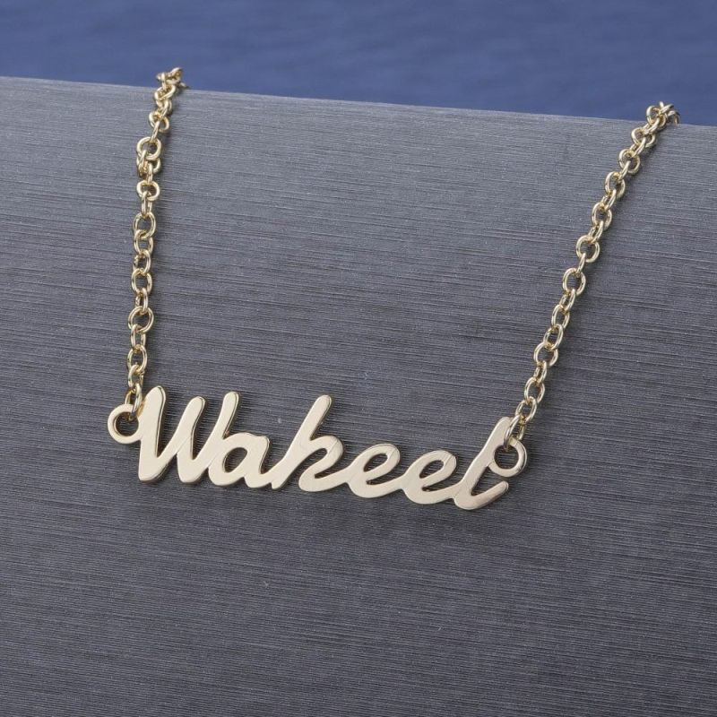 Wholesale Customized Name English Letter Word Stainless Steel Necklace