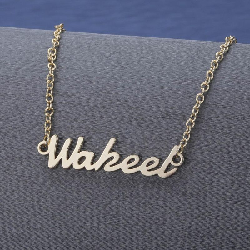 Wholesale Customized Name English Letter Word Stainless Steel Necklace
