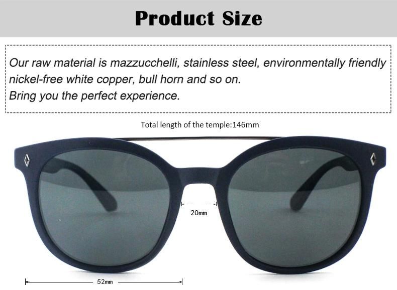 P0061 Popular Flat Top Tr Frame Stock Polarized Men Sunglasses