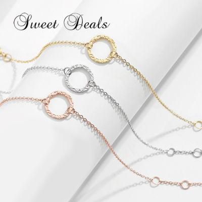 European and American Fashion Simple Hollow Round Bracelet