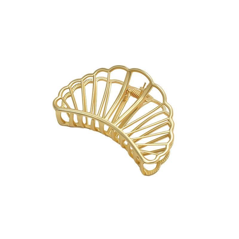 Fashion Retro Temperament Geometric Metal Shark Hair Clip Jewelry