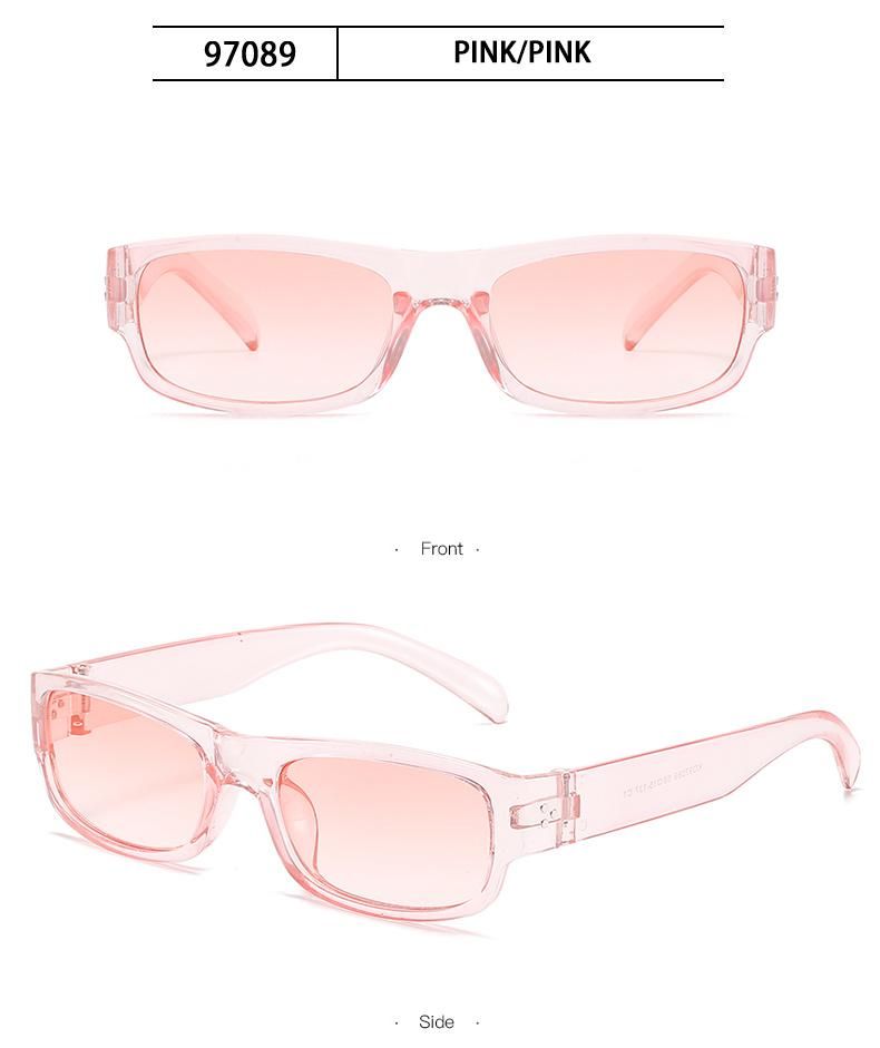 Sunglasses New Square Retro Small Frame Sunglasses Female Personality Rice Nail Olive Green Sunglasses