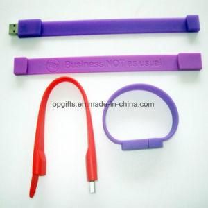 Custom USB Flash Drive Silicone USB Bracelet/Wristband USB