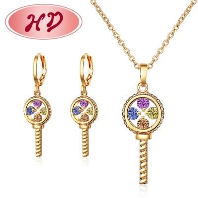 Hot Popular 18K Gold Plated Wedding Jewelry Sets