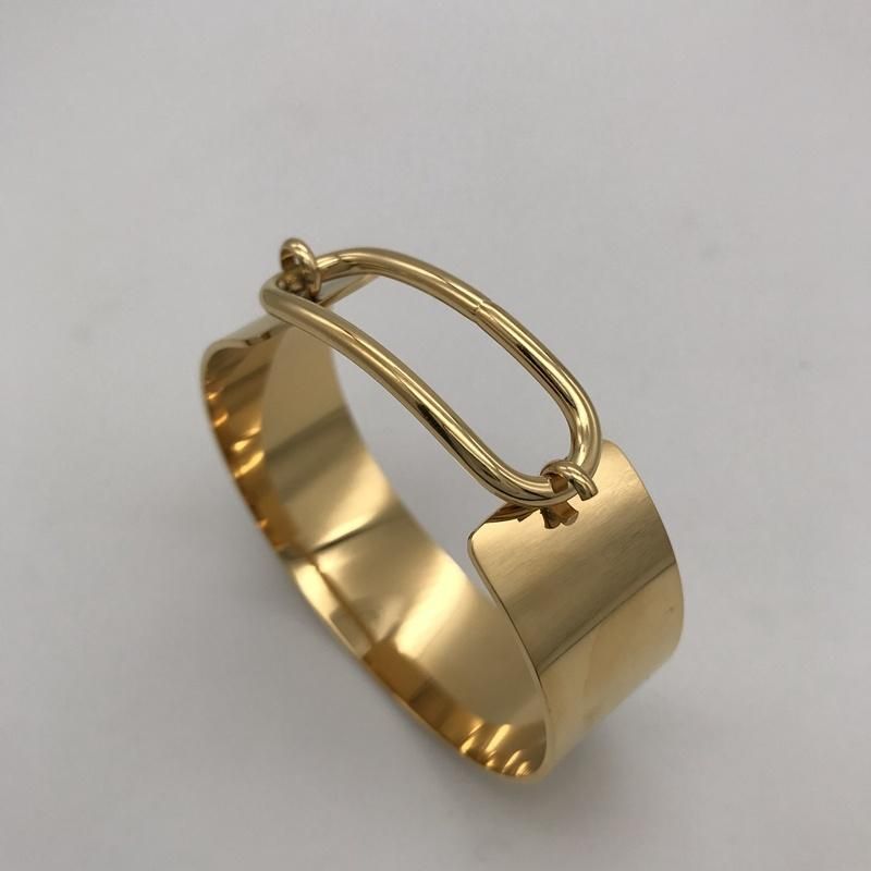 Mother′s Day Gift Jewelry Child Wide 20mm Wide Custom Gold and Silver Stainless Steel 6mm Inspirational Mother Cuff Bracelet