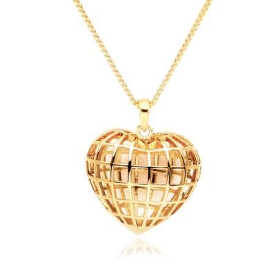 Lovely Chunky Ladies Choker Necklaces Fashion Jewellery Fashion Custom Copper/Stainless Steel Jewelry Love Heart Pendant Necklace