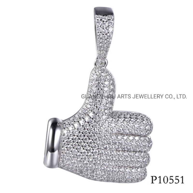 925 Sterling Silver Special Signal Series Femal′s Sign Pendant