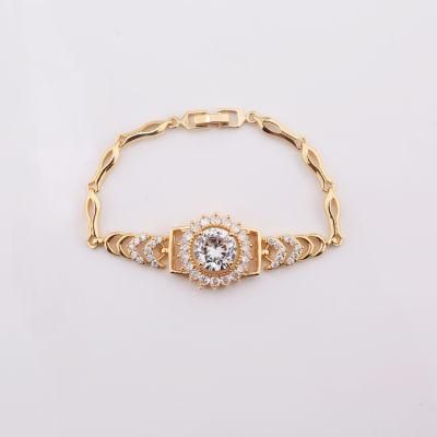 Hot Selling Elegant Luxury Chains Jewelry Charm Heart Bracelet for Women