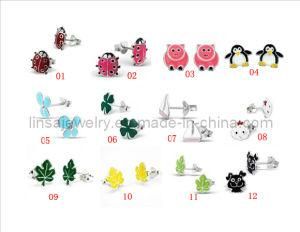 Fashion 316L Stainless Steel Earrings for Cute Girls (SJE1684)