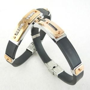 Fashion Steel Bracelet, 316L Stainless Steel Jewelry Bracelet, Fashion Steel Leather Bracelet (3432)