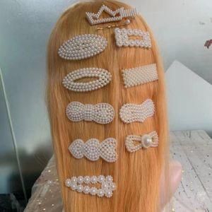 Latest Rhinestone Diamond Hair Clip Pin Accessories Hairpin Colorful Crystal Hairpin Hairgrips Hair Clips for Women Girls