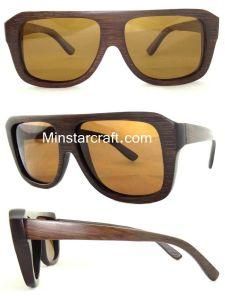 Custom UV400 Polarized Wooden Sunglasses for Wholesale