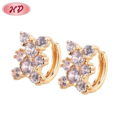 Latest Designs Small 14K Gold Plated Huggie Jewelry Hoop Earrings Women