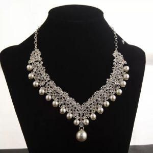 Webbing Accessories Wholesale Alloy Bride Tiaras Earring Necklace for Set