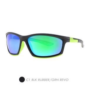 PC Polarized Sports Sunglasses, Plastic Square Frame Sp9002-01