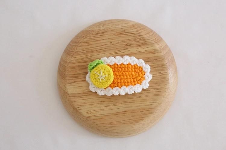 Crochet Fruit Snap Hair Clips Accessory Ym228