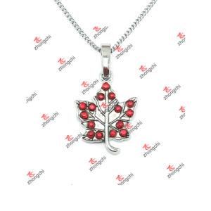 Whoesale Alloy Maple Leaf Charms Jewelry Pendant Necklace (SLK60128)
