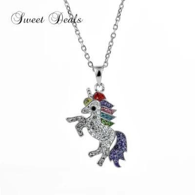 Lovely Colorful Unicor Necklace for Kids