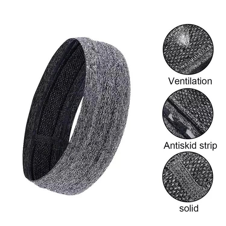 Anti-Slip Elastic Breathable Sweat Absorption Sports Running Headbands Hair Bands