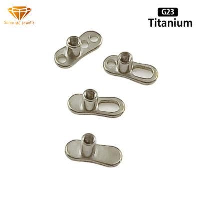 ASTM F136 Titanium G23 Titanium Buried Nail Base Titanium Medical Titanium Factory Direct Sales Buried Bone Nail Dermal Anchor Tda-1e