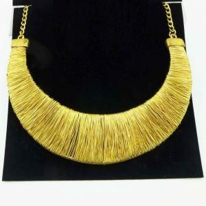 Plated Gold Zinc Alloy Necklace