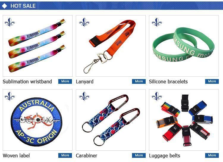China Supplier Colorful Fabric Wristbands for Promotions Wristband