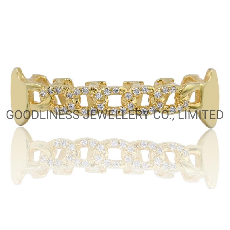 Hotsale Fashion Men Teeth Grillz Rapper Hip Hop Jewelry