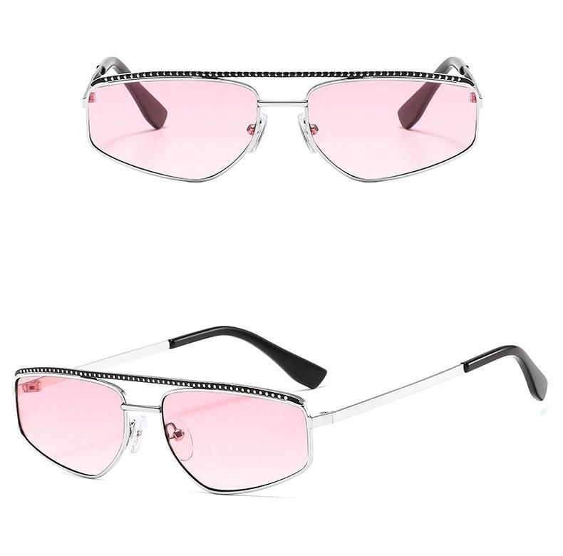 Amazon Reaty Stock High Quality Vintage Metal Punk Sunglasses