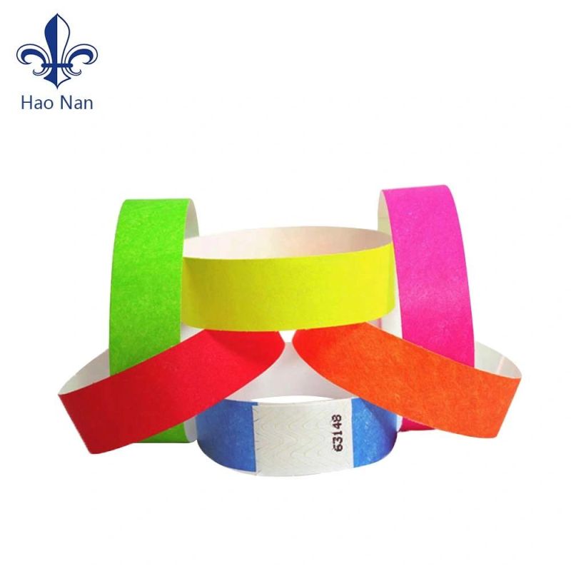 Promotional Items Printed Custom Fashion Tyvek Wristband for Events