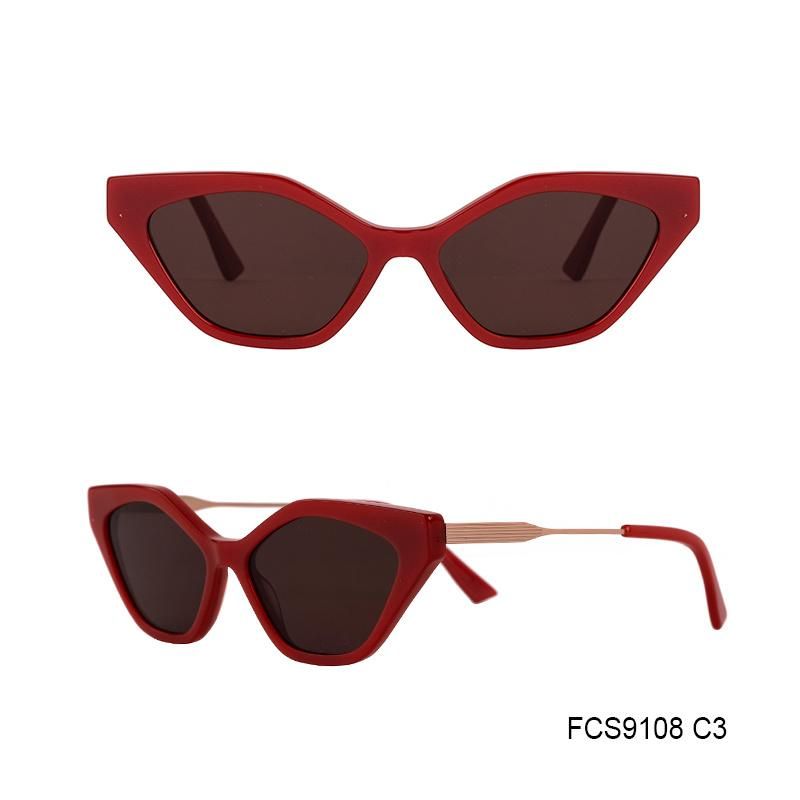Nice Quality Hand-Make Sunglasses for Lady with Eco Friendly Acetate