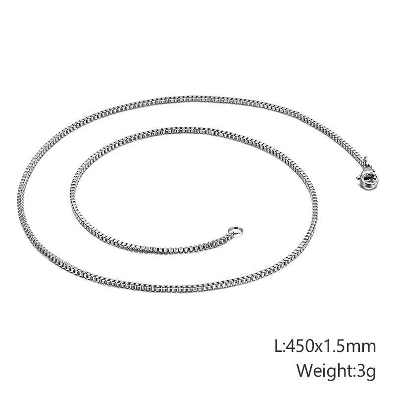 Stainless Steel Jewelry Stainless Steel Box Chain