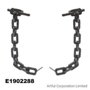 2021 Fashion Jewelry Factory Earring with Black Rhodium Plated