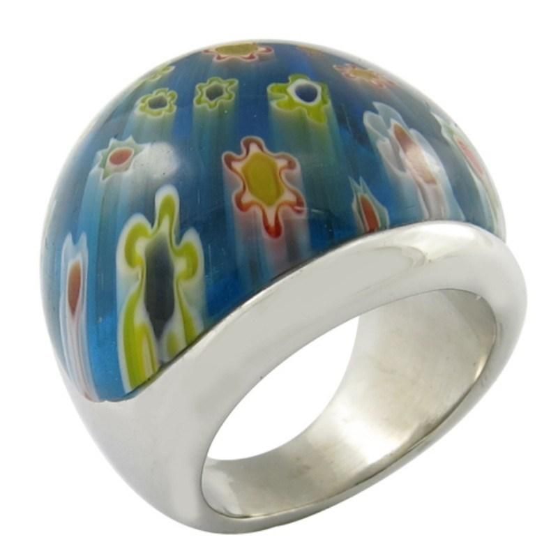 Flower Gemstone Stone Finger Rings