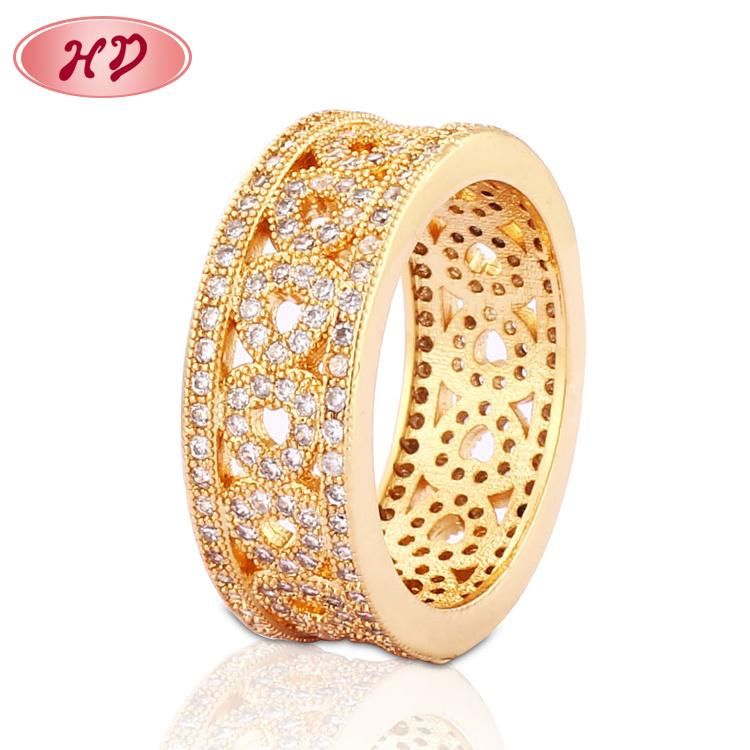 14K 18K Gold Plated Fashion Wedding Engagement Jewelry Stainless Steel Silver Man Finger Rings Design