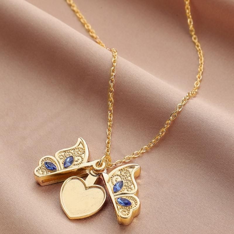 Fashion Jewelry Pendant Necklace with Rhinestone