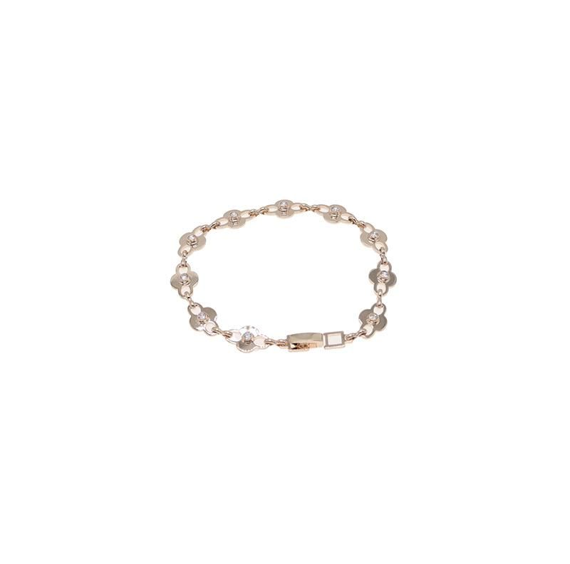 Simple Design 18K Brass Gold-Plated Jewelry Ladies Fashion Bracelet